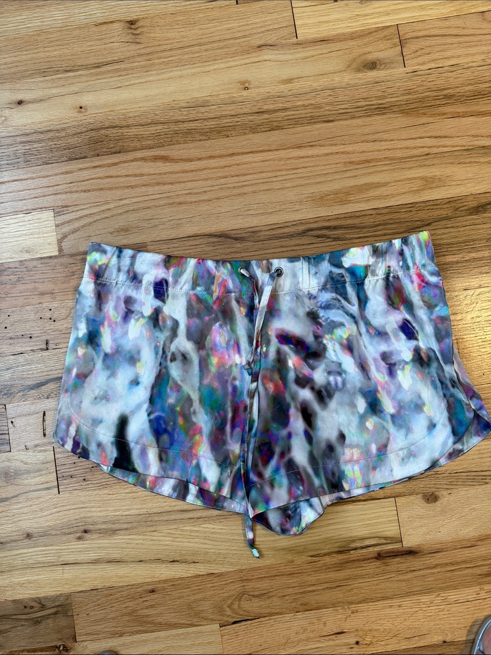 Abstract Multi-Color Women’s Lounge Shorts